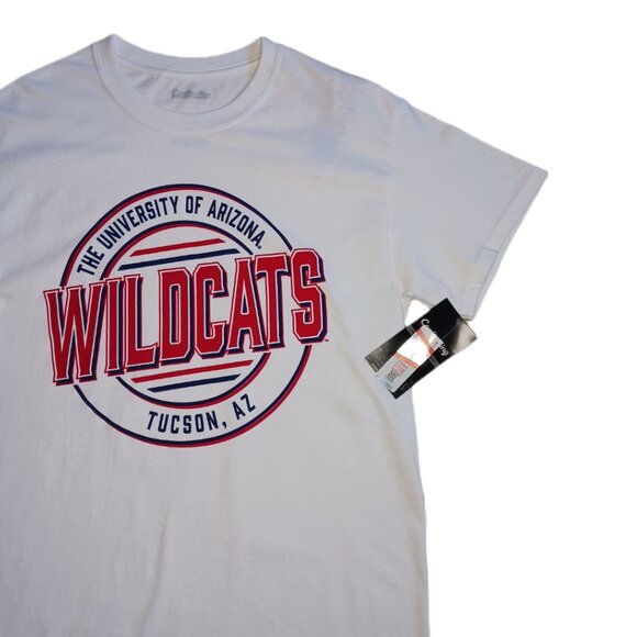 Arizona Wildcats Mens Small T Shirt UA Wildcats White Short Sleeve NCAA Mens S - Picture 4 of 5